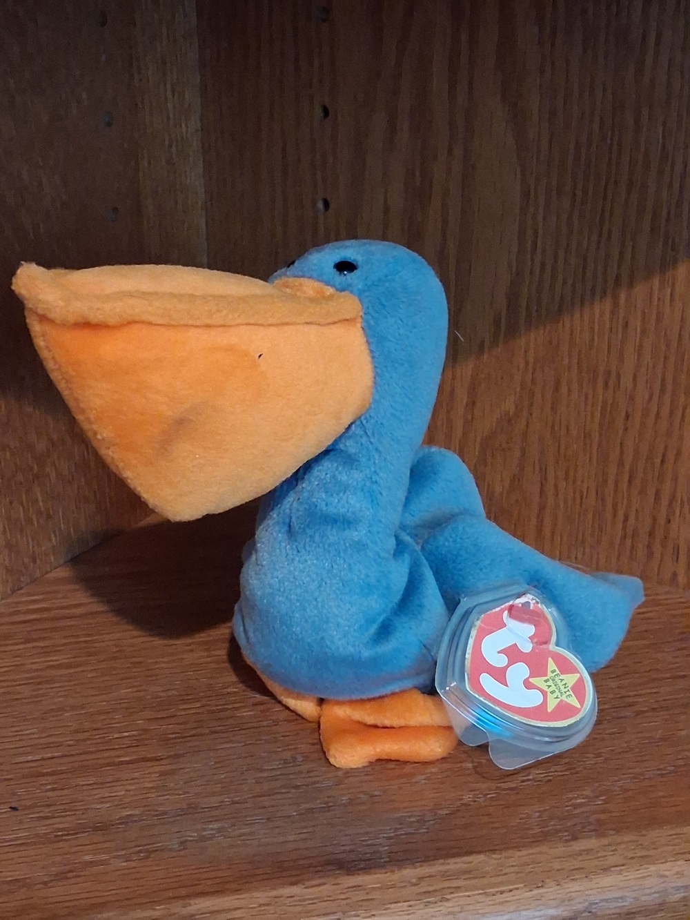 TY Beanie Baby Scoop the Pelican 1996 | Bird Plush | Vintage | Fair Condition